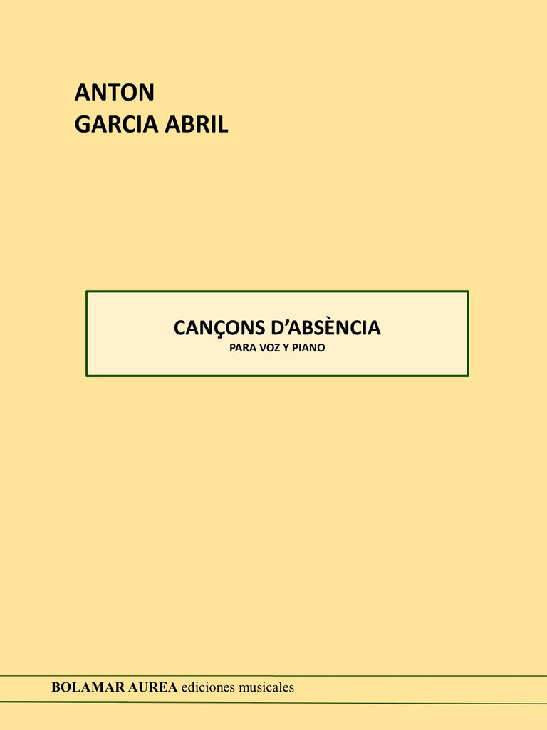 Cançons d'absència