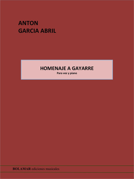 Homenaje a Gayarre